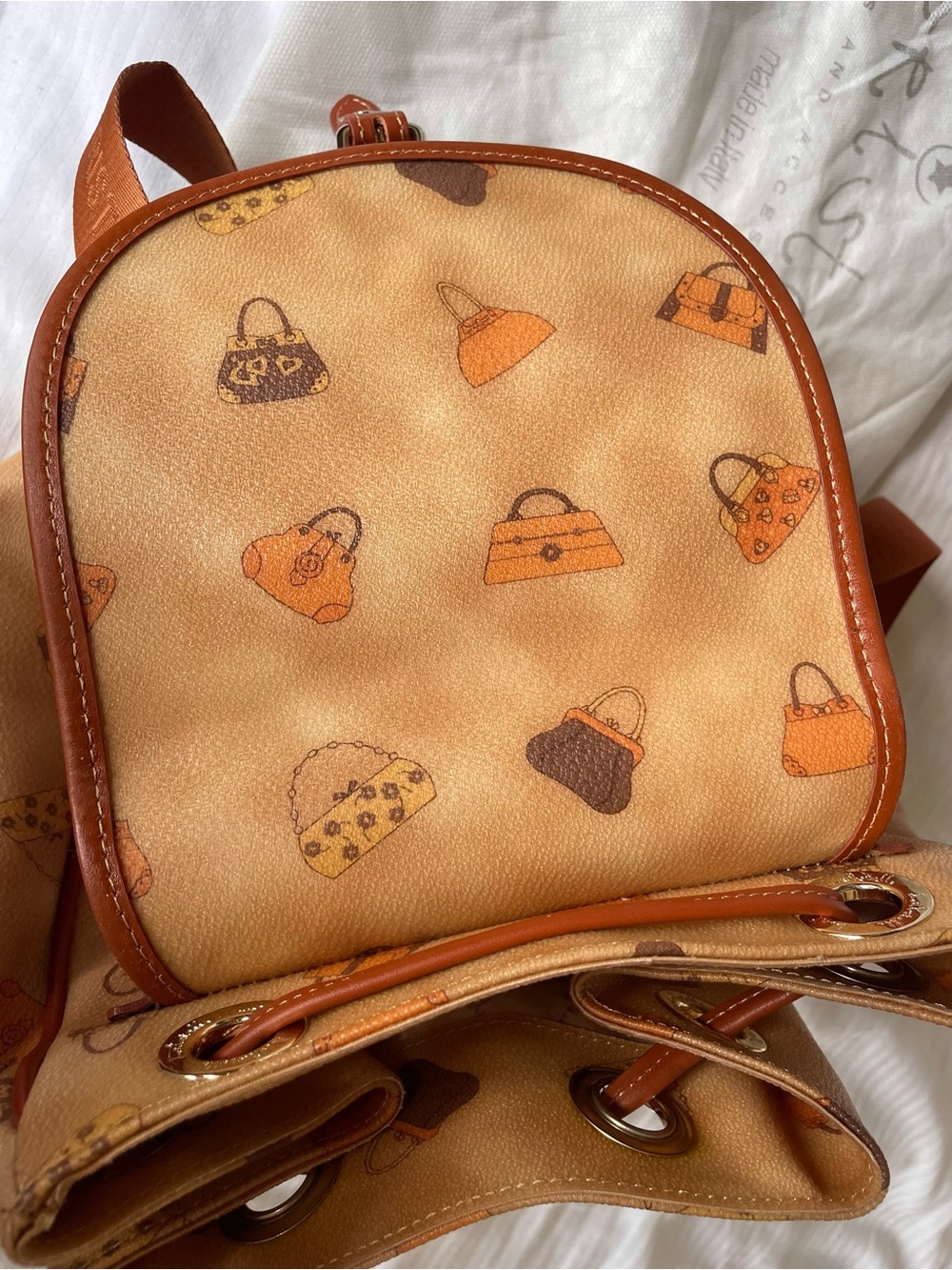 Italian Leather Backpack - Picture 9 of 12